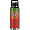 Portuguese Flag Dark Wood YETI Rambler 36oz Bottle Skin